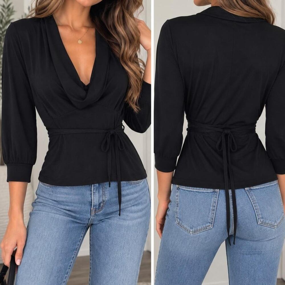 Bcbgmaxazria black polyester elastane
